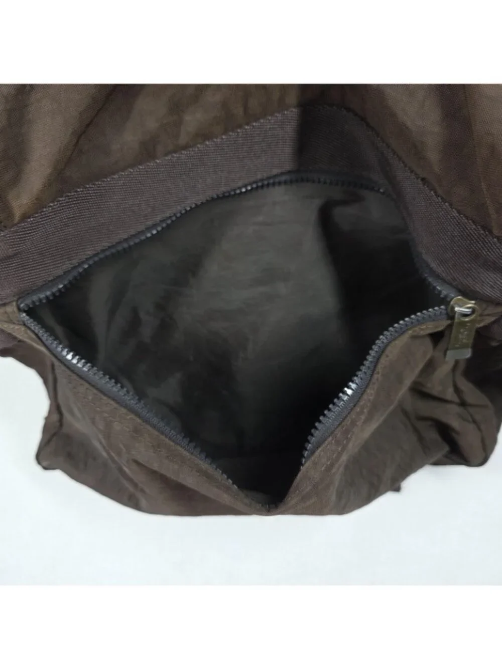 Camel Active Messenger Bag Mens Brown Nylon Crossbody Organizer Travel Commute